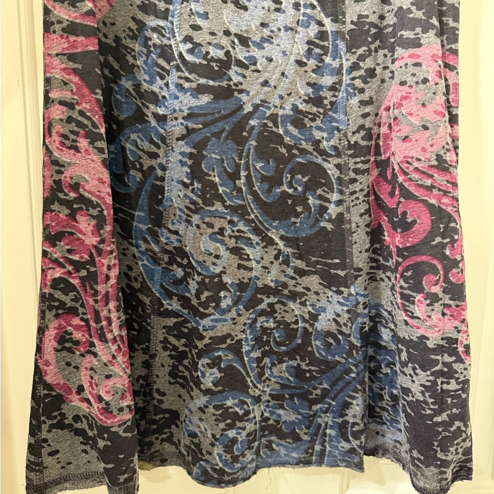 Reversible Black and Multicolor Patterned Women's… - image 6